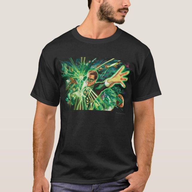 Camiseta Pintura em Lanterna Verde (Frente)