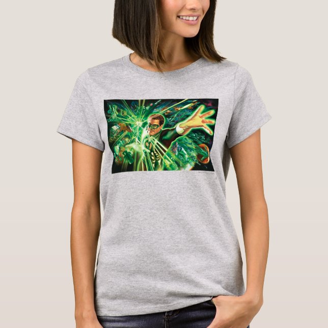 Camiseta Pintura em Lanterna Verde (Frente)