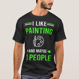 Camiseta Pintura em Pessoas Verde 3