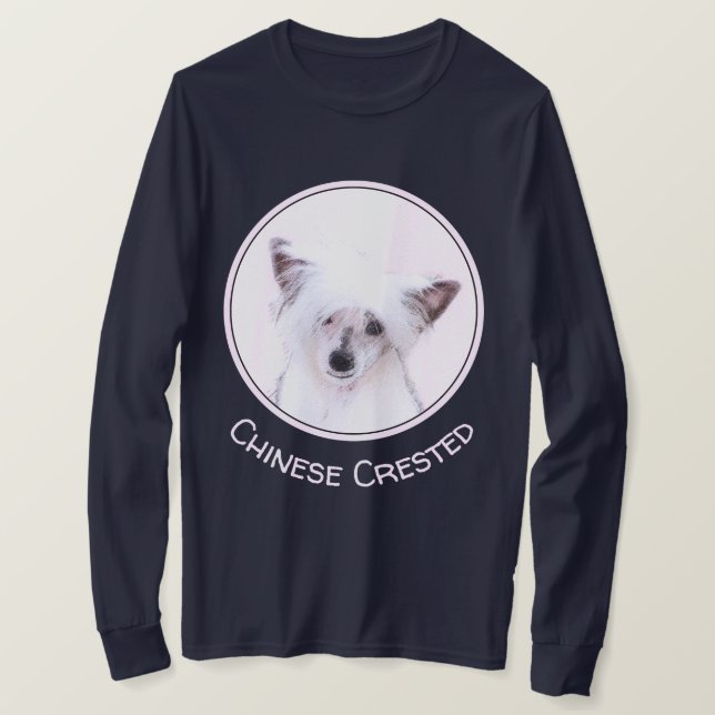 Camiseta Pintura em Pó Chinês - Arte Canina (Frente do Design)