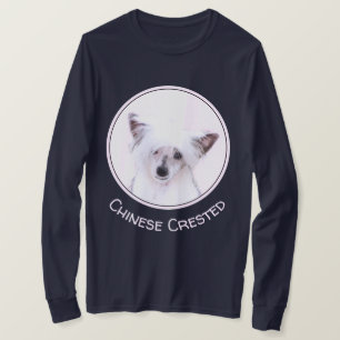 Camiseta Pintura em pó chinesa - Arte canina