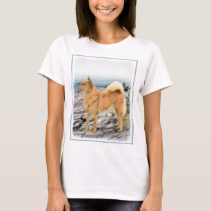 Camiseta Pintura em Seashore - Arte Canina