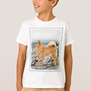 Camiseta Pintura em Seashore - Arte Canina