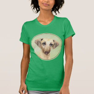 Camiseta Pintura em Sloughis - Arte Cão Original Bonita