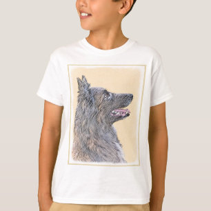 Camiseta Pintura em Tervuren Belga - Arte Cachorra Original