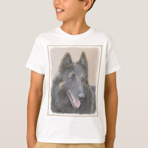 Camiseta Pintura em Tervuren Belga - Arte Cachorra Original
