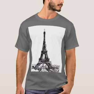Camiseta Pintura em Torre Eiffel 2