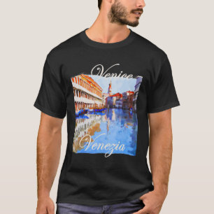 Camiseta Pintura em Veneza Itália
