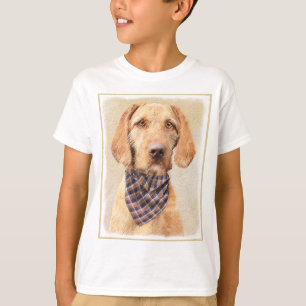 Camiseta Pintura em Vizsla, por Wirehaired - Arte Cão Orig