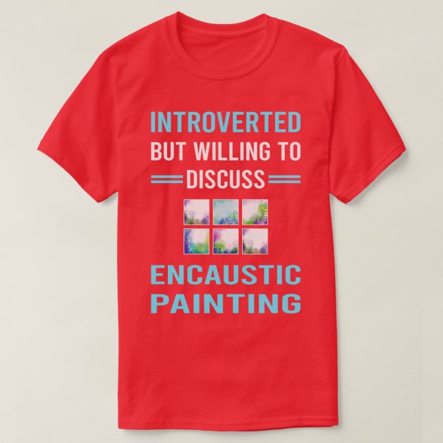 Camiseta Pintura Encáustica Introduzida (Frente do Design)