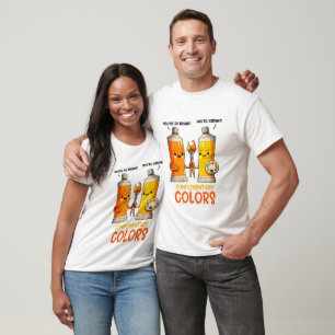 Camiseta Pintura engraçada amantes da arte das palavras