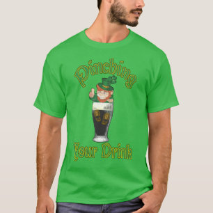 Camiseta Pintura Engraçado do Dia de São Patrício