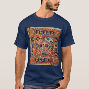 Camiseta Pintura etíope da igreja da bíblia - t-shirt azu