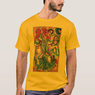 Camiseta Pintura etíope da igreja - santo Gabreal Kidus