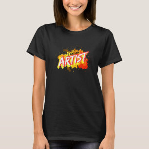 Camiseta Pintura Eu Sou Um Artista Trabalho de arte, Criati