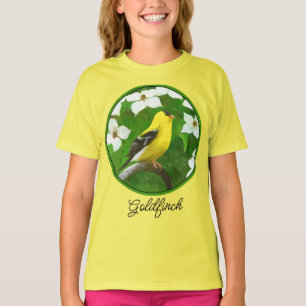 Camiseta Pintura Goldfinch - T-Shirt Original Cute