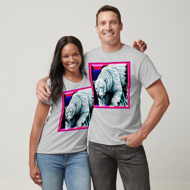 Camiseta Pintura impressionante de um Urso Polar. Compre ag (Unissex)