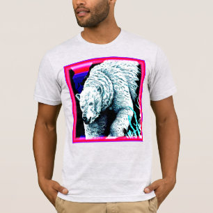 Camiseta Pintura impressionante de um Urso Polar. Compre ag