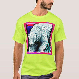 Camiseta Pintura impressionante de um Urso Polar. Compre ag