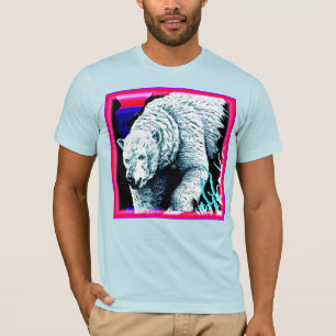 Camiseta Pintura impressionante de um Urso Polar. Compre ag