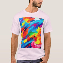 Camiseta Pintura Joyful Color Explosion