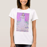 Camiseta Pintura Mäda Primavesi de Gustav Klimt<br><div class="desc">Mäda Primavesi,  de Gustav Klimt,  pintando "T-Shirt".</div>