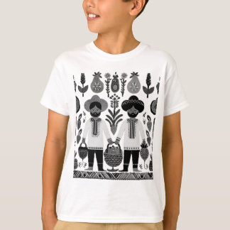 Camiseta pintura madhubani