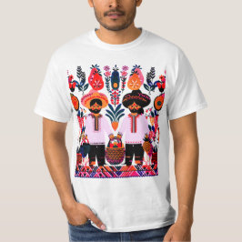 Camiseta pintura madhubani