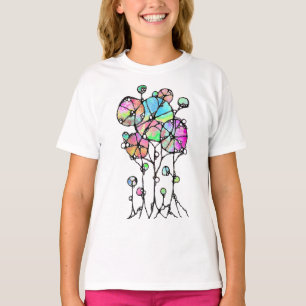 Camiseta Pintura Mão - Abstrato Tree Group 3