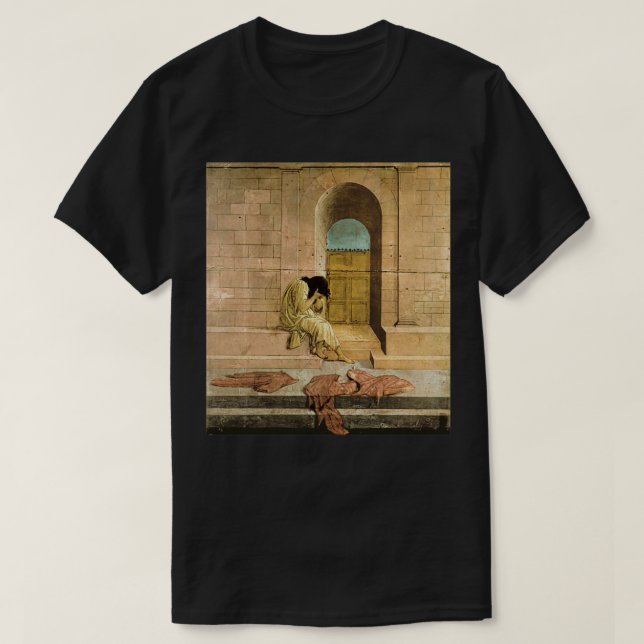 Camiseta pintura merenung (Frente do Design)