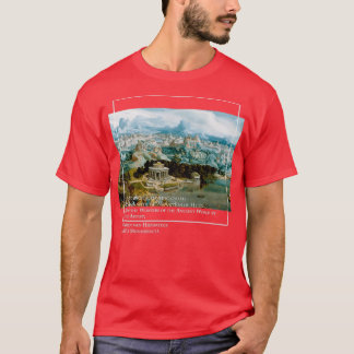 Camiseta Pintura Mitológica Grega Pintura Vintage