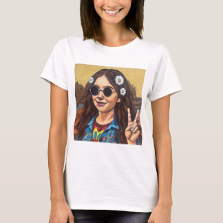 Camiseta Pintura Moderna da Mona Lisa - Arte Inspirada em d