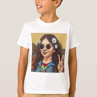Camiseta Pintura Moderna da Mona Lisa - Inspirada em da Vin