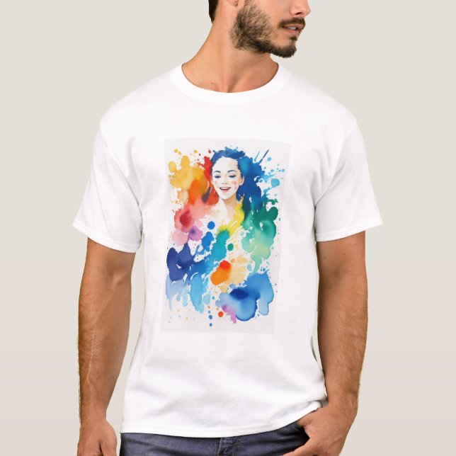 Camiseta pintura nº 24 (Frente)