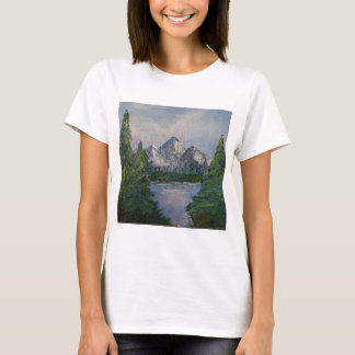 Camiseta Pintura no estilo Bob Ross #2