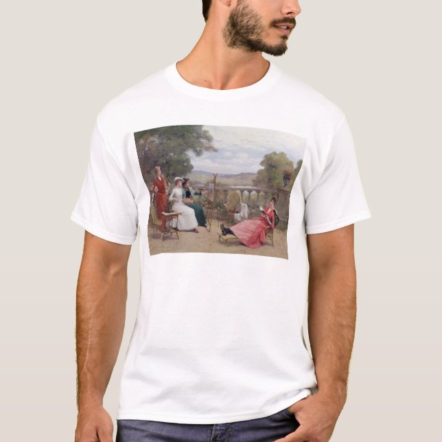 Camiseta Pintura no terraço (Frente)