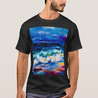 Camiseta Pintura original Paisagem paisagem pintura moderna