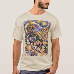 Camiseta Pintura Personalizada Vintage de Ovelhas da Vida S