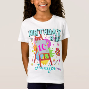 Camiseta Pintura Pintura Splatter Aniversário Corresponden