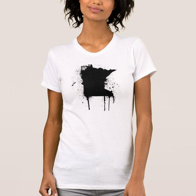 Camiseta Pintura pistola do manganês (Frente)