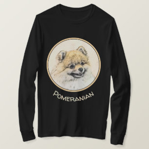 Camiseta Pintura Pomeraniana (Laranja) - Arte Original de C