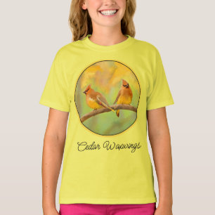 Camiseta Pintura por Cedar Waxwing - Cachorro Original Cujo