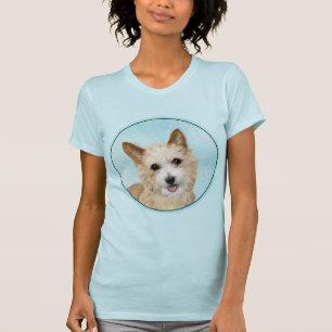 Camiseta Pintura Portuguesa do Podengo Pequeno - Arte Origi
