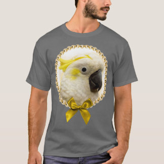 Camiseta Pintura realista de Cockatoo Penteado de Enxofre 1