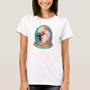 Camiseta Pintura realística do Cockatoo molucano