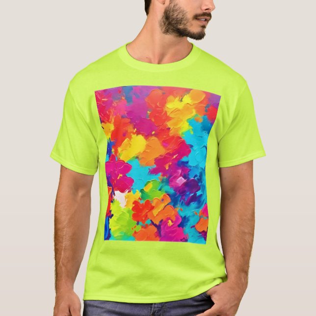 Camiseta Pintura Rhapsody Arco-Íris (Frente)