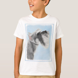 Camiseta Pintura Schnauzer (Giant, Standard) - Arte Canina