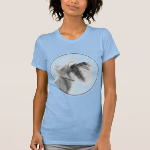 Camiseta Pintura Schnauzer (Giant, Standard) - Arte Canina
