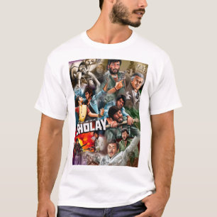 Camiseta Pintura Sholay Presente Especial