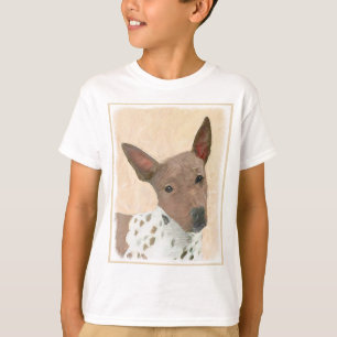 Camiseta Pintura Terrier sem cabelos americana - Arte canin